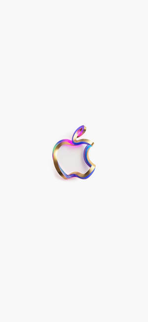 Logo Apple Auriu iPhone — iPhone 15 Fundal