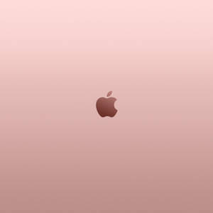 Logo Apple estetic roz auriu — Roz auriu estetic Fundal