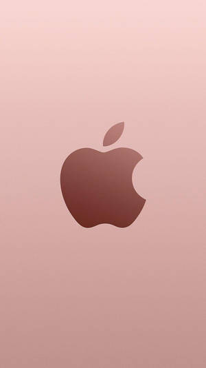 Logo Apple Roz Auriu iPhone SE — iPhone Se Fundal
