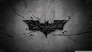 Tapet cu logo Batman spart