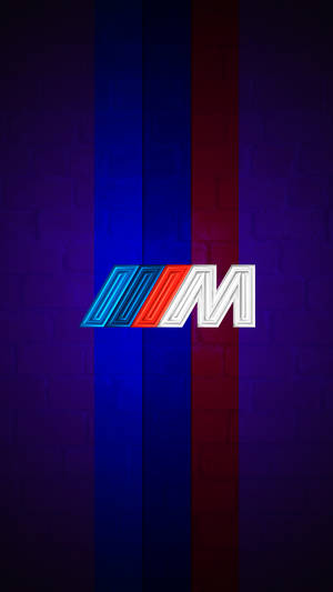 Logo BMW M violet cu dungi — Bmw Fundal