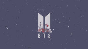 Logo BTS desenat drăguț — Logo bts GIF Fundal