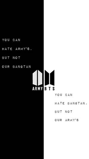 Logo BTS în alb și negru wallpaper — Logo bts GIF Fundal