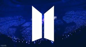 Tapet cu logo BTS în concert — Logo bts GIF Fundal