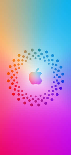 Logo Cu Puncte Minunat Apple HD iPhone — Oppo Find X Fundal