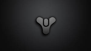 Tapet cu logo de gaming negru în formă de Y