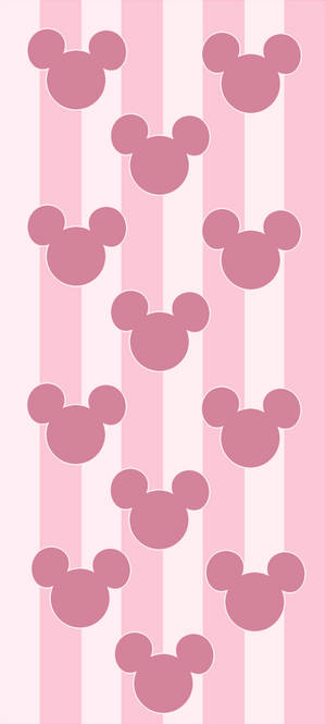 Mickey Pink Logo Disney wallpaper — iPhone 17e Fundal