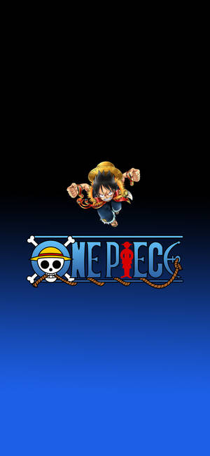 Logo One Piece și Luffy Telefon — iPhone 18 Fundal