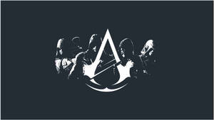 Tapet cu logo-ul Assassin's Creed pentru Gaming