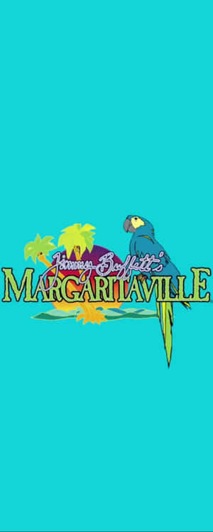 Logo-ul iconic Margaritaville al lui Jimmy Buffett — Motorola Razr Fundal