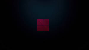 Logo Windows 11 pe laptop întunecat