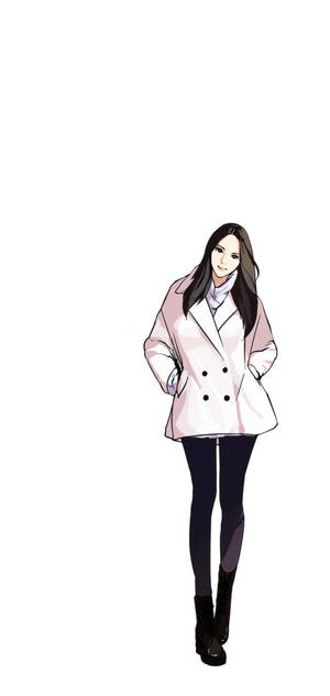Lookism Crystal In Coat wallpaper — iPhone 11 Pro Max Fundal