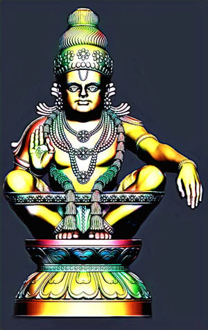 Lord Ayyappa Pe Fundal Gri — Redmi Pad Fundal