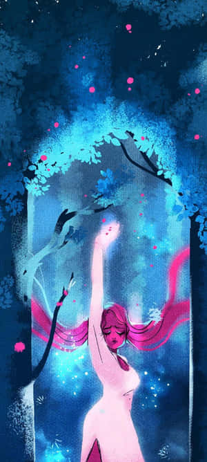 Lore Olympus Webtoon — Moto E14 Fundal