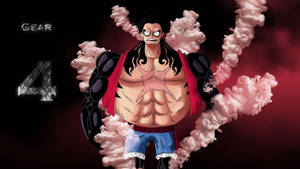 Fond de ecran Luffy Gear 4 Abur Roz — Luffy gear 4 Fundal