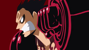 Fond de ecran Luffy Gear 4 Artă Vectorială — Luffy gear 4 Fundal