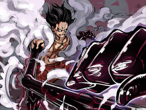 Luffy Gear 4 Epuizat wallpaper — Luffy gear 4 Fundal