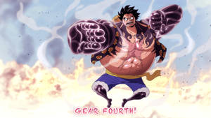 Luffy Gear 4 Flacăra Arzătoare wallpaper — Luffy gear 4 Fundal