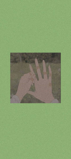 Estetică Anime Verde — POCO M7 Fundal