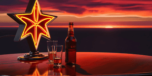 stea,sărbătoare,lumină,decor,ocean,noapte,strălucire,Crăciun,plajă,celebrare,festiv,bokeh,cald,reflexie,apă