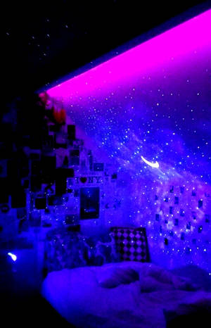 Lumină LED estetică pentru dormitor wallpaper — Honor MagicPad4 Fundal