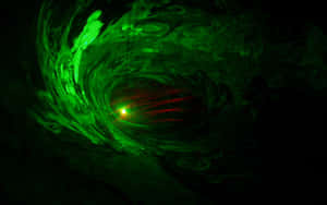 LED verde — Neon Fundal