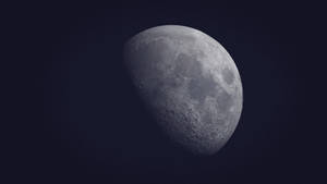 Lună Estetică Gri — Lună estetică Fundal