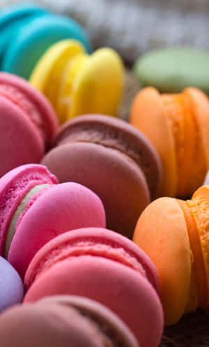 Macaron dulce, strălucitor și vibrant — Tecno Megapad Fundal