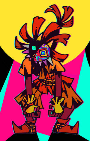 Majora's Mask Pop Art — Galaxy Tab S10 Ultra Fundal
