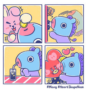 Mang Bt21 comics wallpaper — Galaxy Z Flip7 FE Fundal