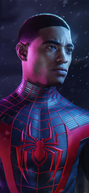 Miles Morales Iphone — Redmi Note 17 Fundal