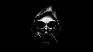 Mască de Gaz Neagră Cool wallpaper — Masca demon slayer Fundal