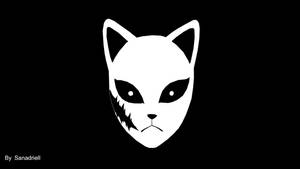 Sabito — Masca demon slayer Fundal