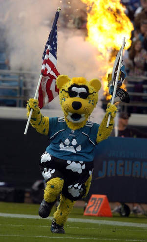 Fond de ecran mascota fotbal Jacksonville jaguars — Lenovo Tab Plus Gen 2 Fundal