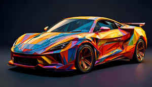 Fundal geometric, Mașină 4k, Fundal mașină 4k, Mașină, Mașină sport, Fundal mașină sport, Imagini mașină sport, Artă abstractă colorată, Fundal artistic, Fundal desktop, Fundal laptop — 5120x2880 Fundal