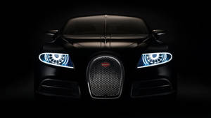 Tapet mașină cool black Bugatti — Mașini cool Fundal