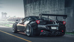 Mașină Neagră Ferrari HD