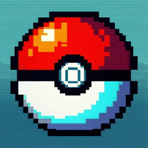 Un tapet retro pixel art 8-bit cu un Master Ball. — Motorola Razr 70 Fundal