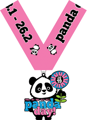 Medalie de cursă cu tematică Panda 2019 — Panda Fundal