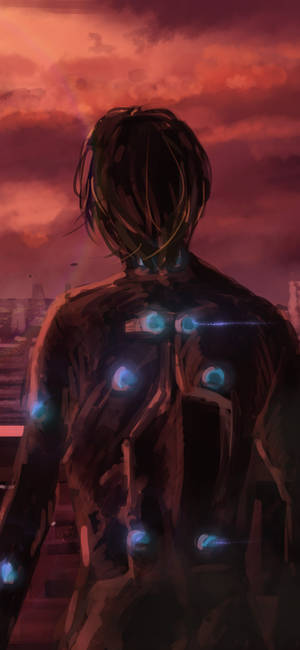 Fond de ecran Melancolic Futurist Gantz — iPhone 16 Pro Max Fundal