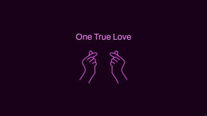 Mesaj romantic estetic violet neon