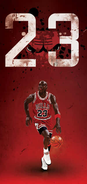 Michael Jordan Tricou — Redmi Note Fundal