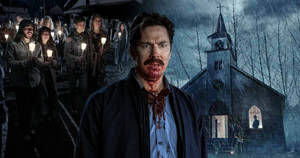 Midnight Mass Michael Trucco wallpaper — Miezonopție Fundal