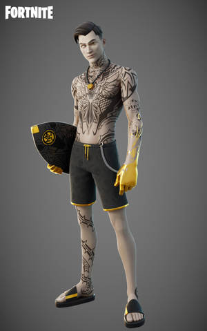 Fond de ecran Midas Fortnite skin surf vară — RedMagic Astra 2 Fundal