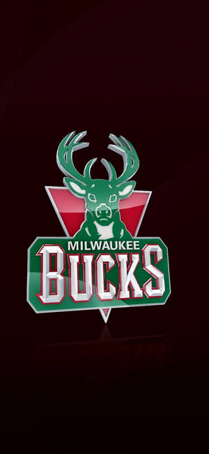 Fond de ecran Milwaukee Bucks în roșu închis — iPhone 15 Pro Max Fundal