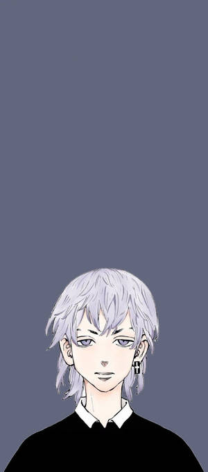 Wallpaper Minimalist Anime Takashi Mitsuya — Pixel 11 Fundal