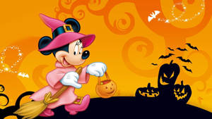 Minnie Mouse desen animat wallpaper Halloween