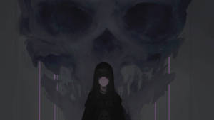 Miss Han Chan Anime Negru wallpaper — Anime negru Fundal