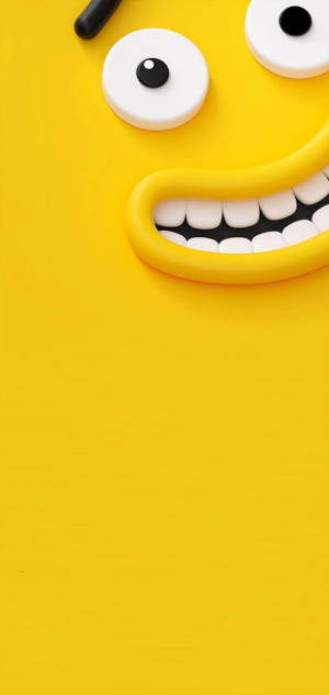Mister Joe Yellow Punch Hole — iPhone 13 Fundal