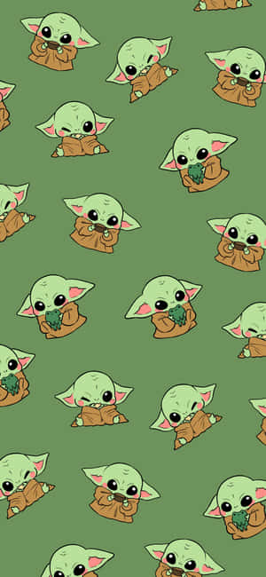 Imagini drăguțe Baby Yoda — Honor X5d Fundal